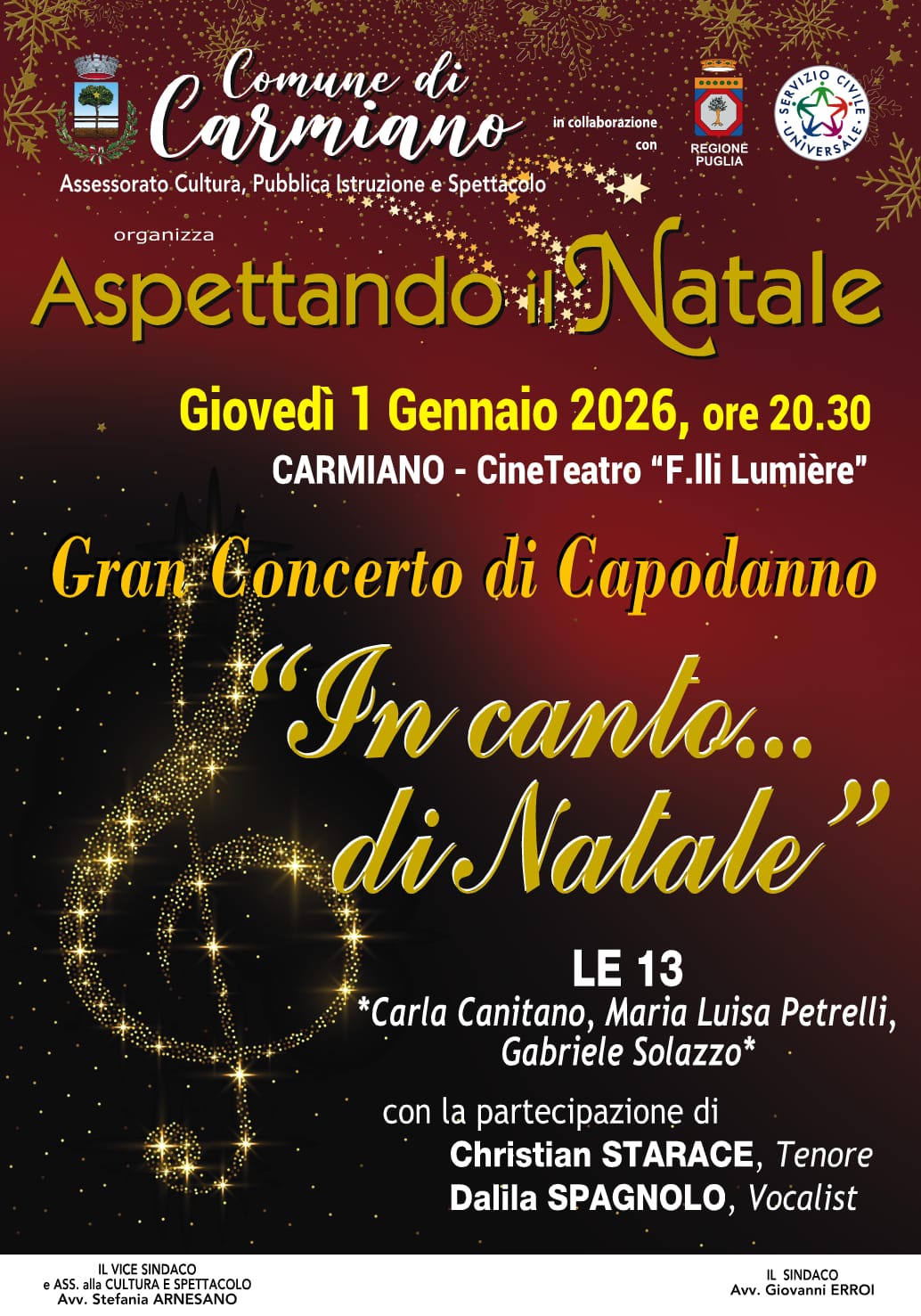 “In canto di Natale” - Gran Concerto di Capodanno