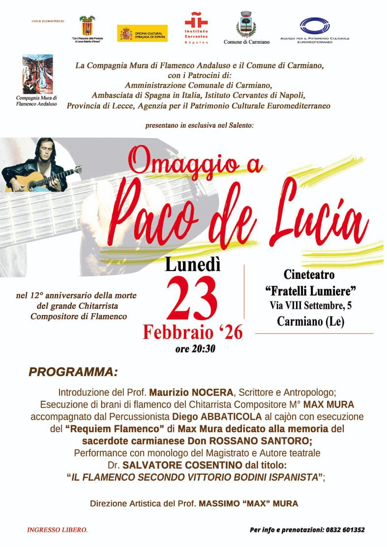 Omaggio a Paco De Lucia