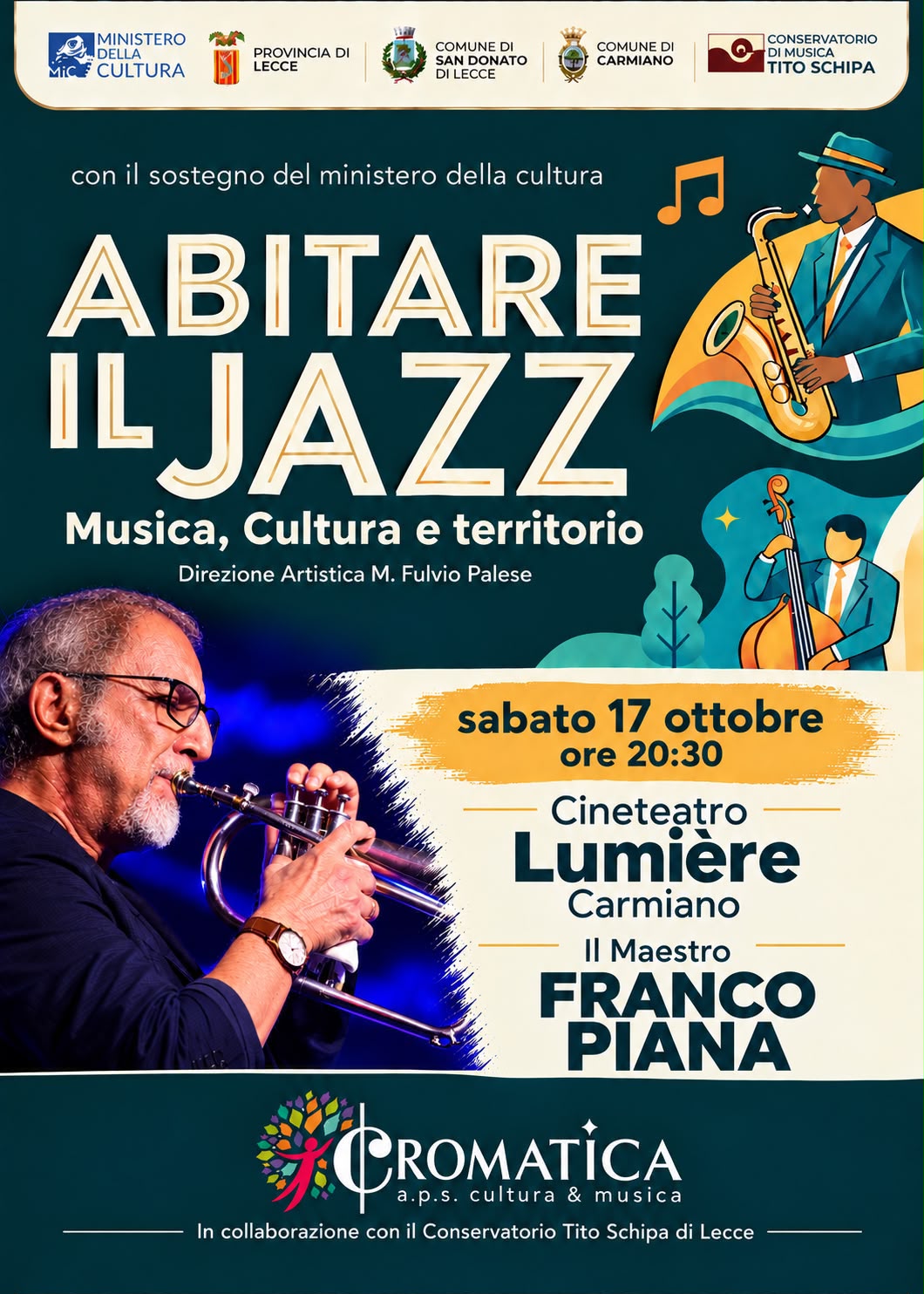Al via "Abitare il Jazz" a Carmiano e Magliano: cultura, territorio e grande musica