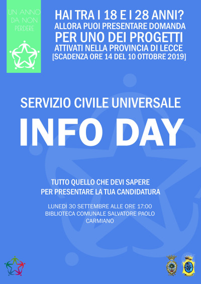 Info Day Servizio Civile Universale