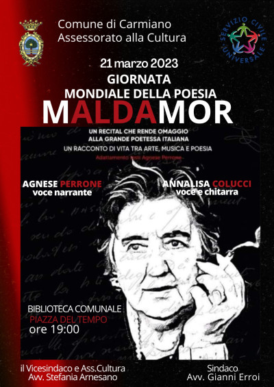 Giornata Mondiale della Poesia 2023 - Recital MALDAMOR